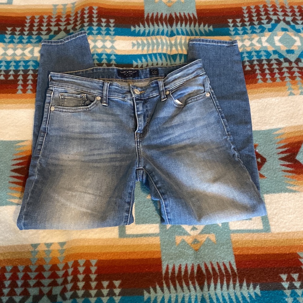 Lucky Brand Low Rise Skinny Stella Light Wash 8/29 Jeans - Picture 3 of 7